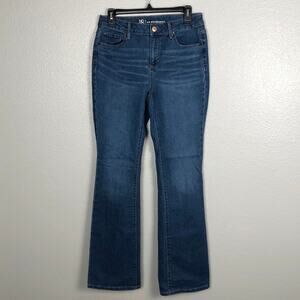 NoBo No Boundaries Juniors Size 9 Bootcut Mid-Rise Blue Jeans Denim 5-Pockets